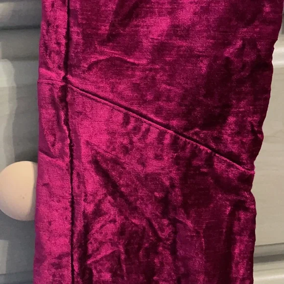 Free People Stretch Velour Crushed Velvet Crop Flare Pants Size 24 - Picture 8 of 9